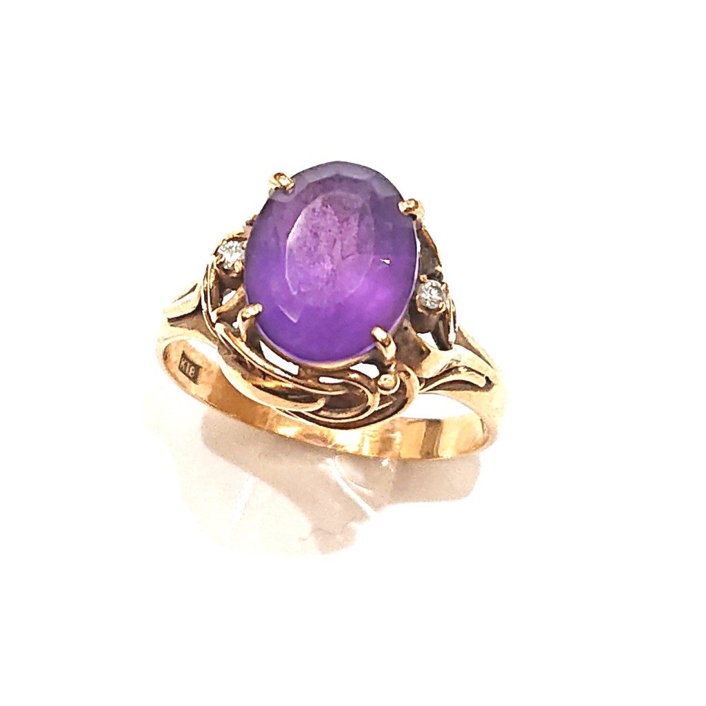 K18 アメジスト リング